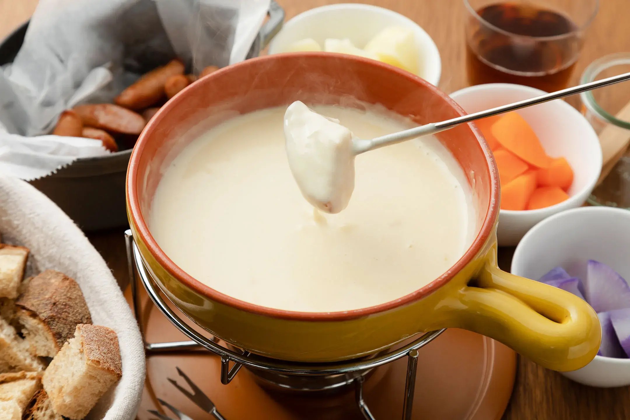 【12/6(土)～3/29(日)の土日祝日】チーズフォンデュ ビュッフェ（60分制）の画像